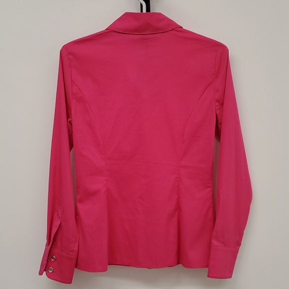 Femme Fuchsia Button Up Shirt - Picture 5 of 6